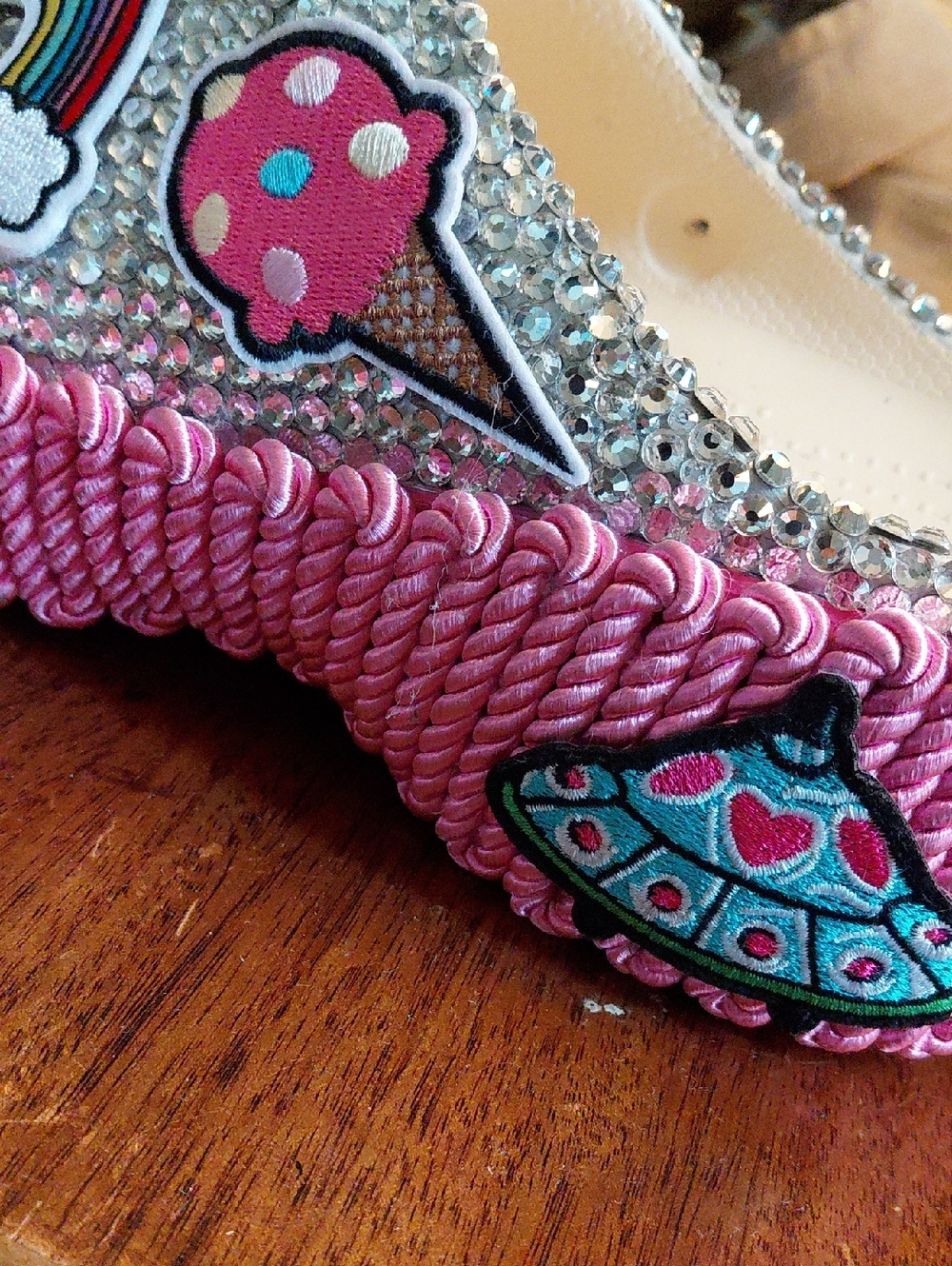 Custom Crocs Blinged Out With Rare Design Size 9 - Picture 12 of 13